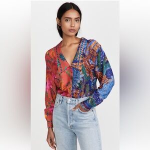Farm Rio silk top